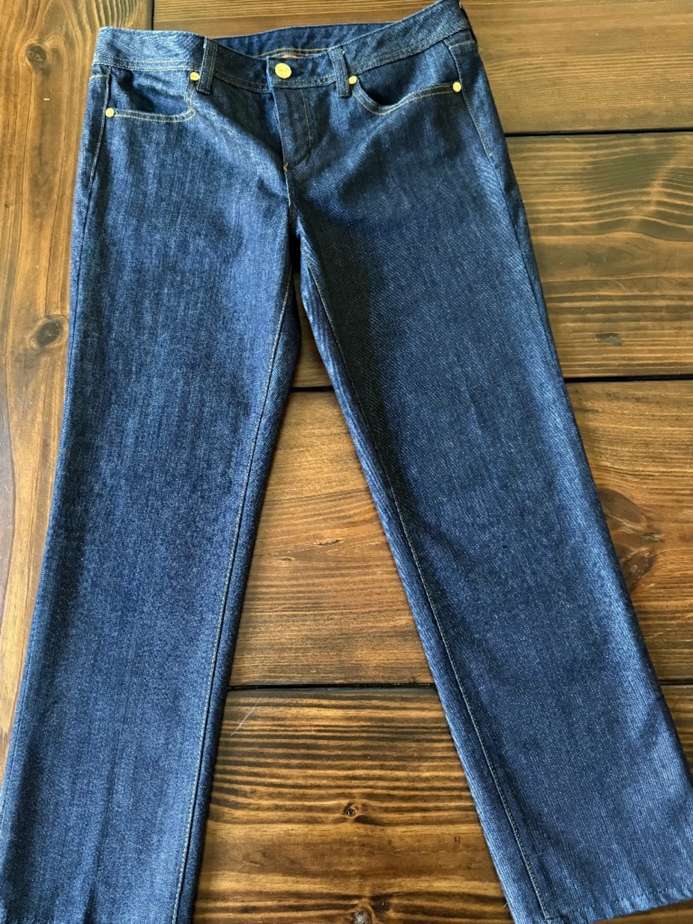 Tory Burch Straight Leg Cropped Jean - Size 30